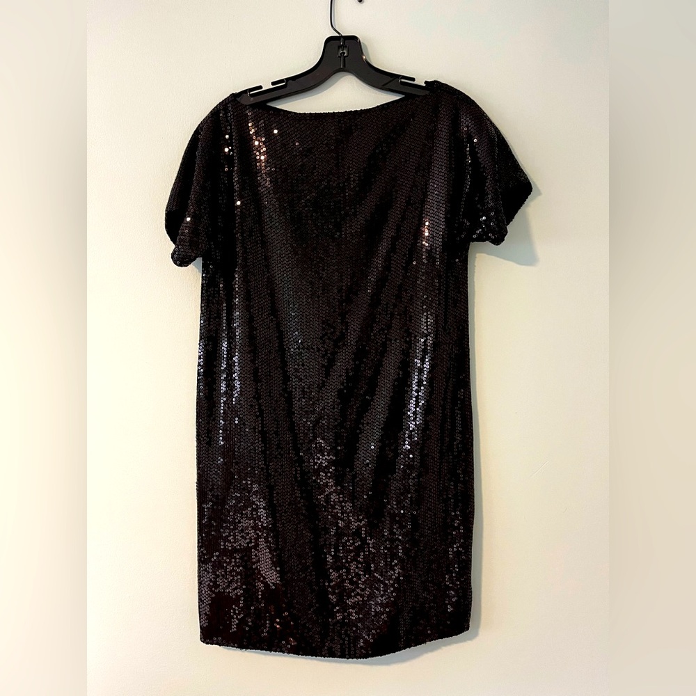 Glamorous Robert Rodriguez Black Sequin Cocktail Dress